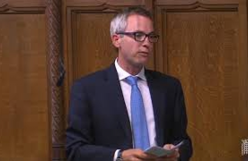 james speaking in the House of Commons