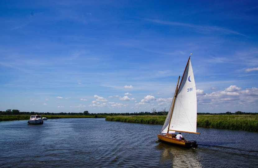 river Norfolk water James Wild mp