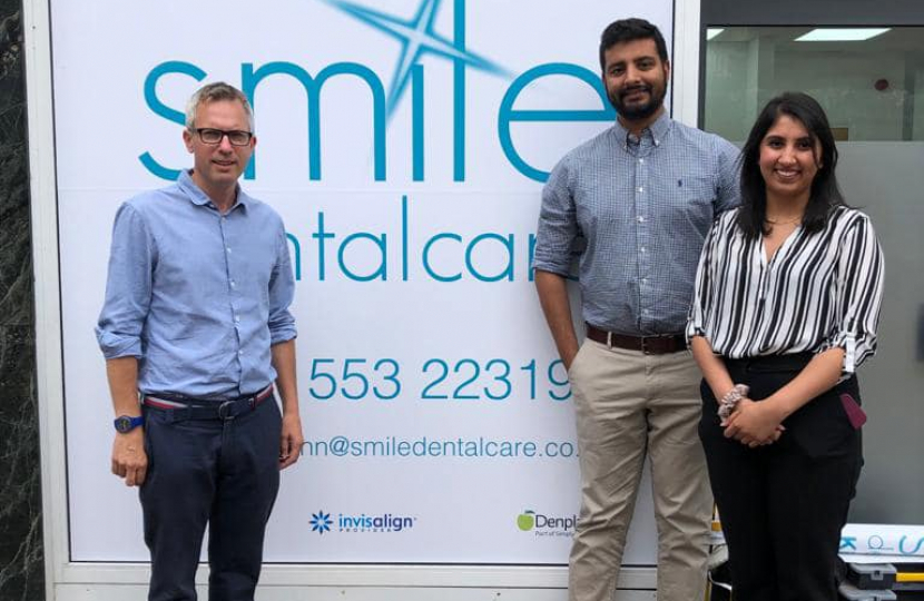 James Wild MP visits dentist practice