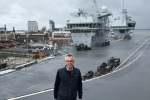 James onboard HMS Prince of Wales