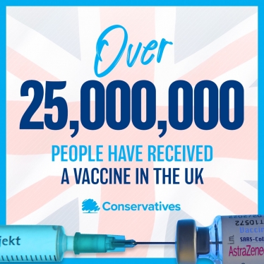 25,000,000 vaccines given