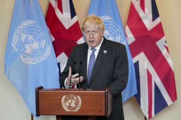 Boris Johnson un climate change James Wild mp